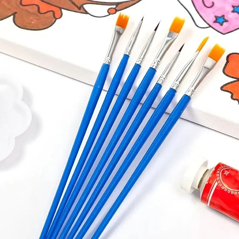 10pcs Painting Pen Graffiti Coloring Pen Brush Pointer Acrylic Watercolor Painting Pen Kids Students