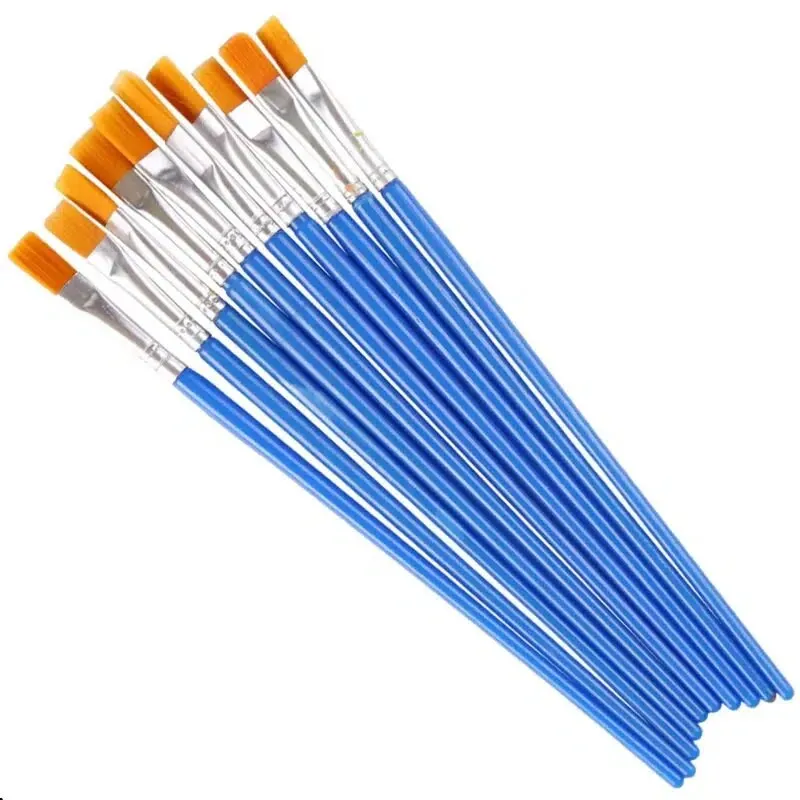 10pcs Painting Pen Graffiti Coloring Pen Brush Pointer Acrylic Watercolor Painting Pen Kids Students