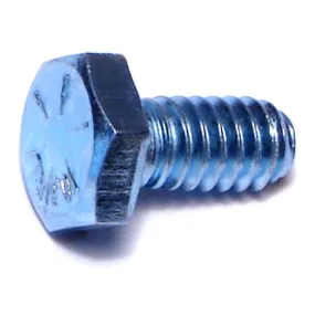 1/4"-20 x 1/2" Blue Rinsed Grade 8 Steel Coarse Thread Hex Cap Screws