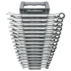 16 Piece Metric XL Combination Ratcheting GearWrench Set