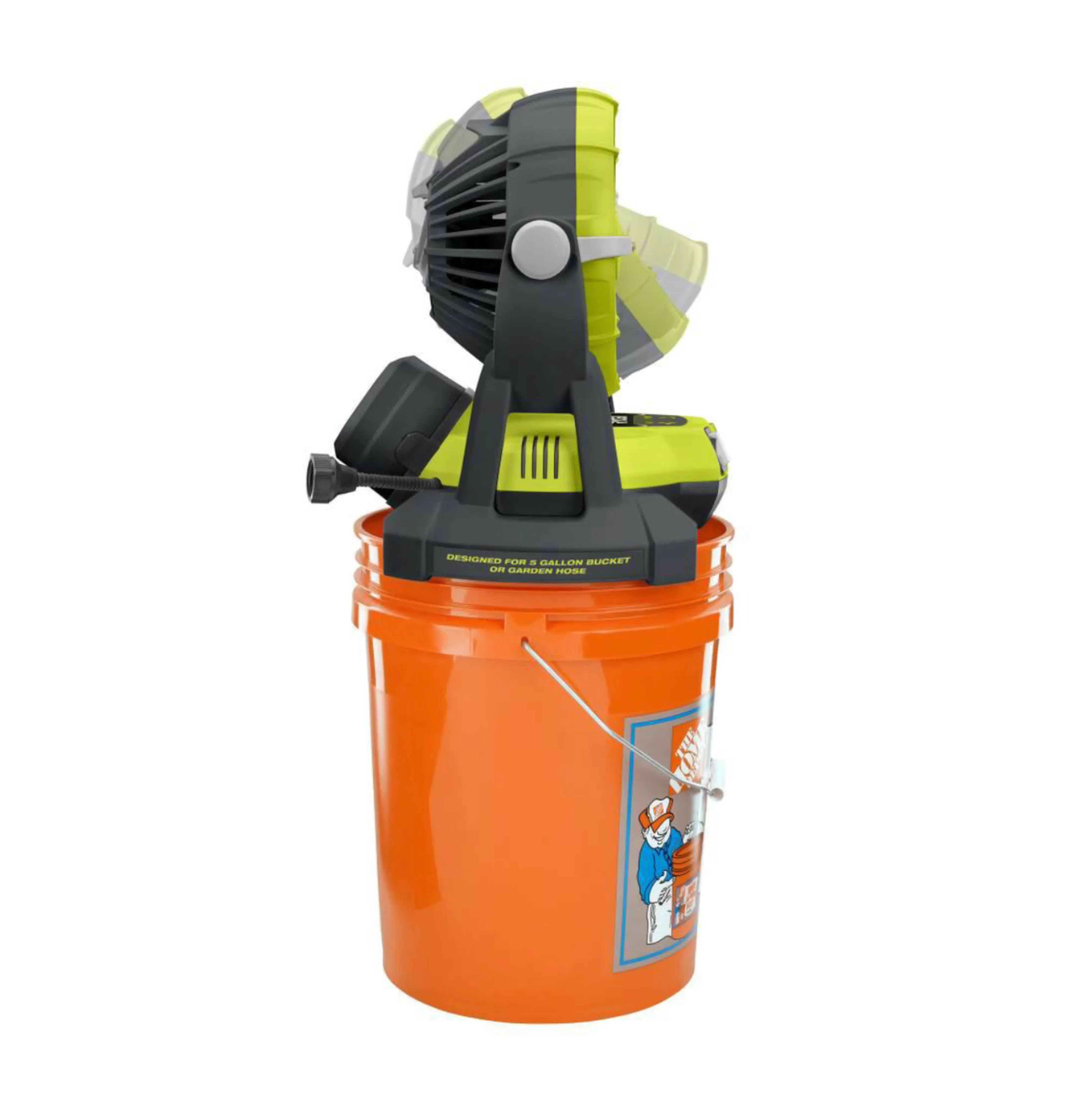 18-Volt ONE  Bucket Top Misting Fan