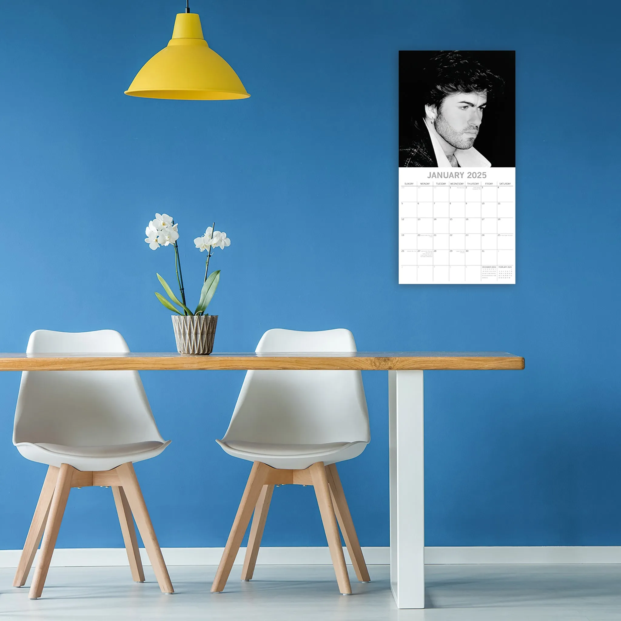 2025 George Michael Wall Calendar