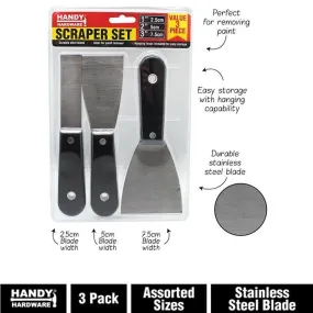 3 Pack Scraper Set