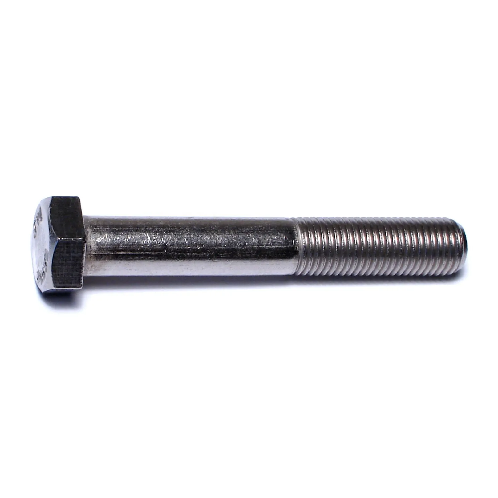 3/8"-24 x 2-1/2" 18-8 Stainless Steel Fine Thread Hex Cap Screws (12 pcs.)