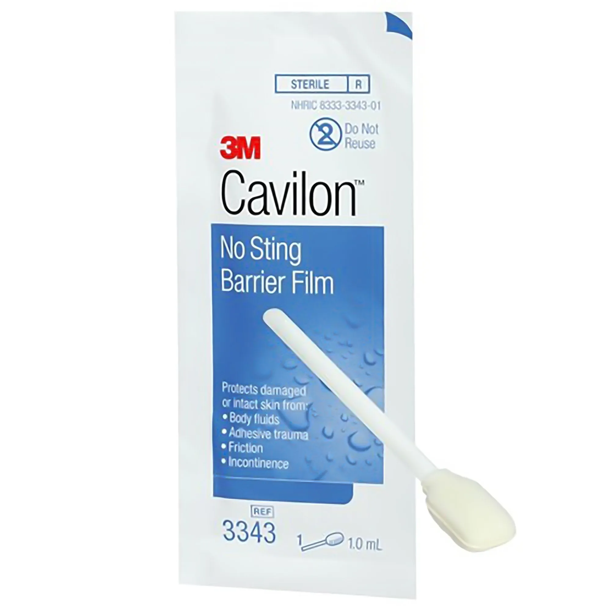 3M Cavilon Barrier Film, No Sting, Alcohol-Free, Conforming, 1.0 mL, 1 Box of 25