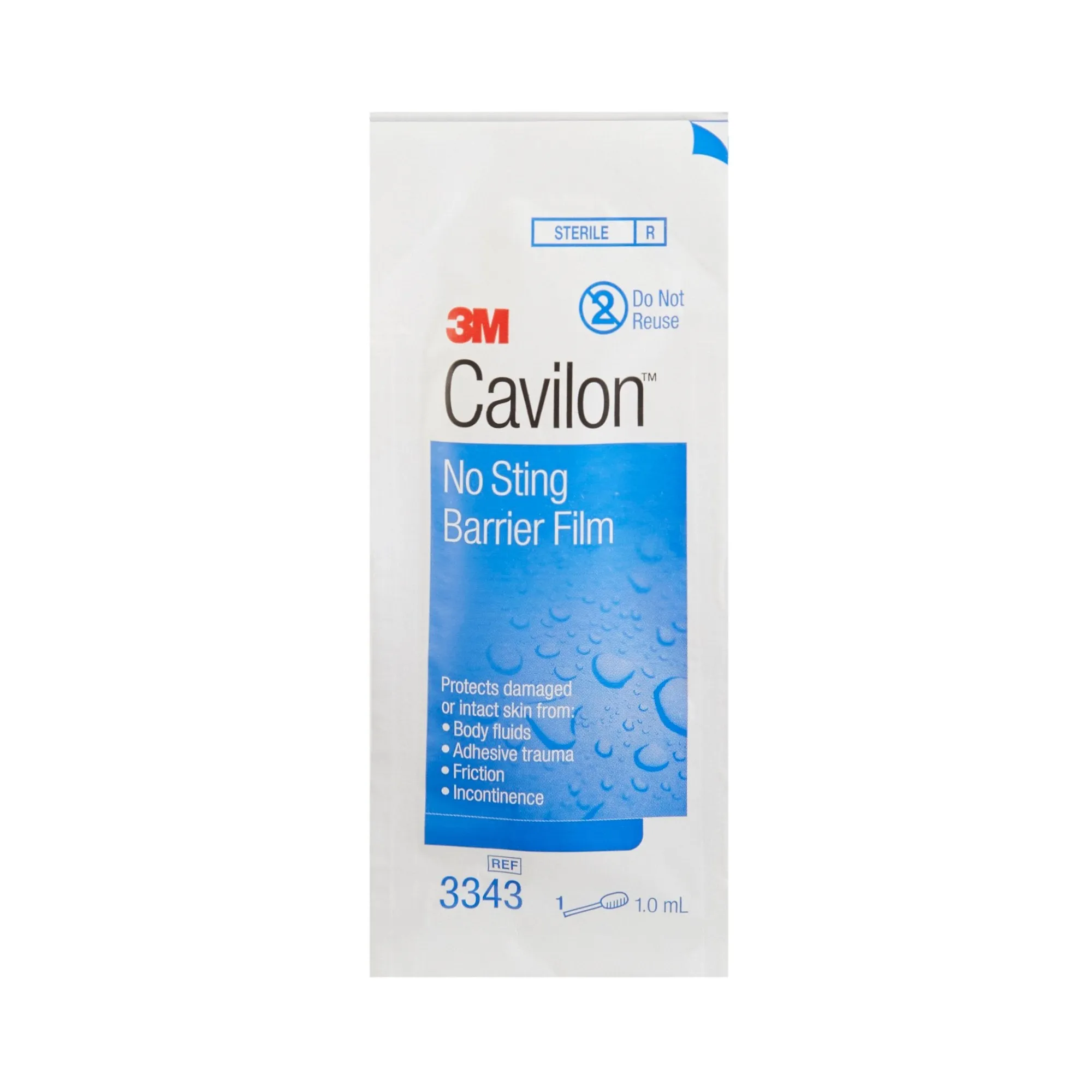 3M Cavilon Barrier Film, No Sting, Alcohol-Free, Conforming, 1.0 mL, 1 Box of 25