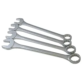 4 PieceJumbo  Raised Panel SAE Combination Wrench Set