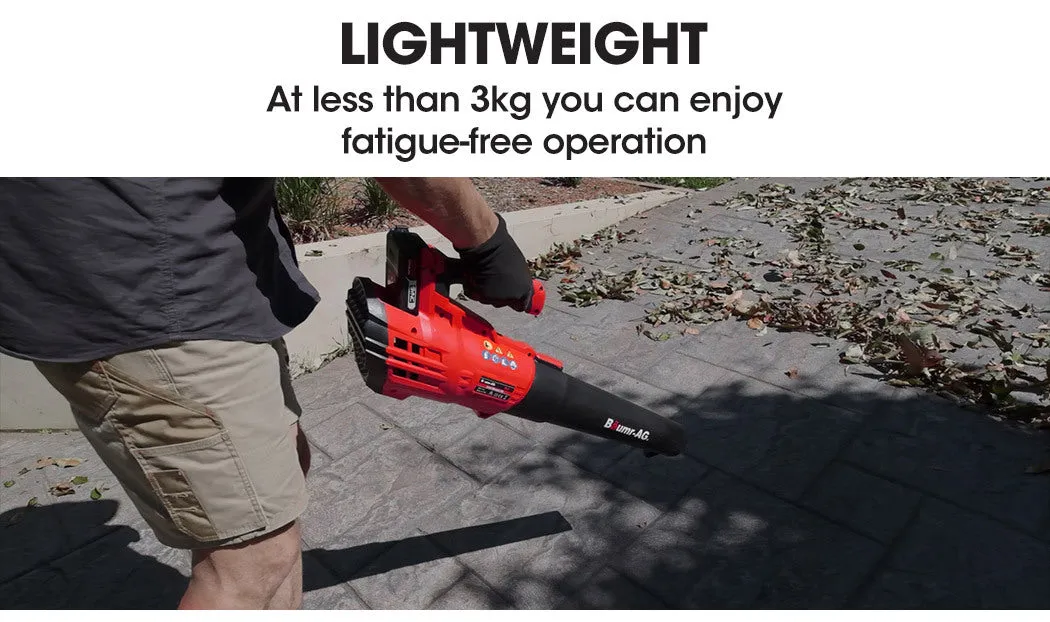 5-Speed 20V Cordless Leaf Blower, Lightweight, Lithium-Ion - Baumr-AG