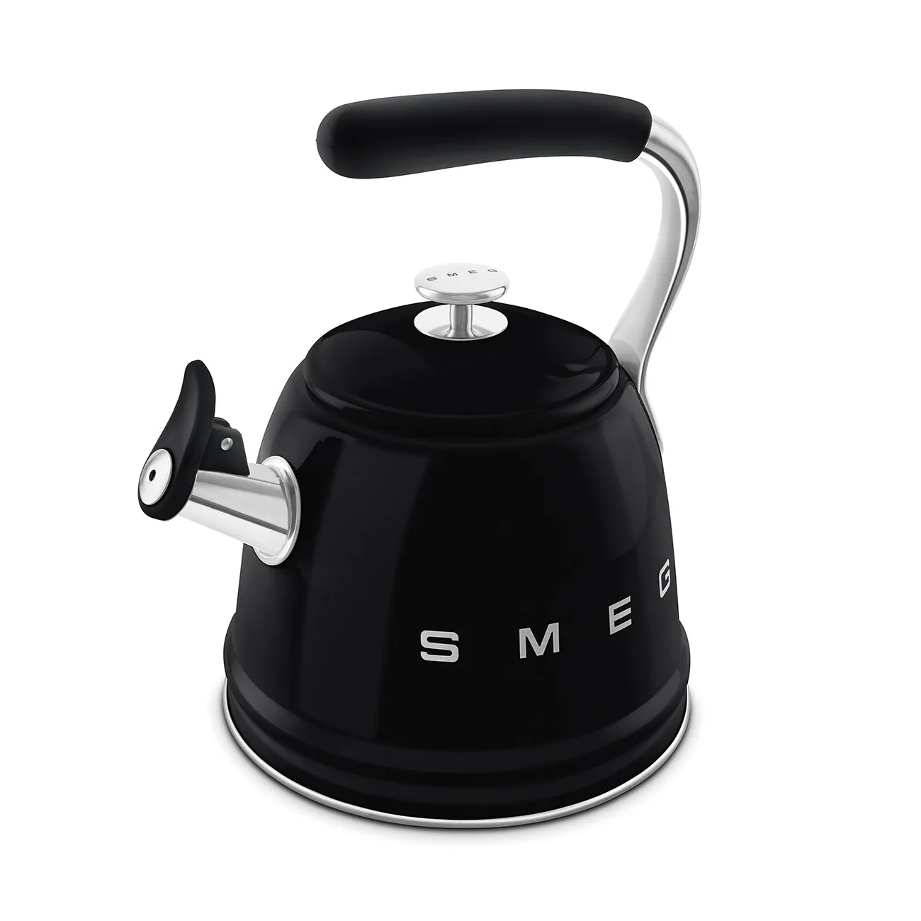 50's Style Whistling Kettle - Black (WKF01BL)