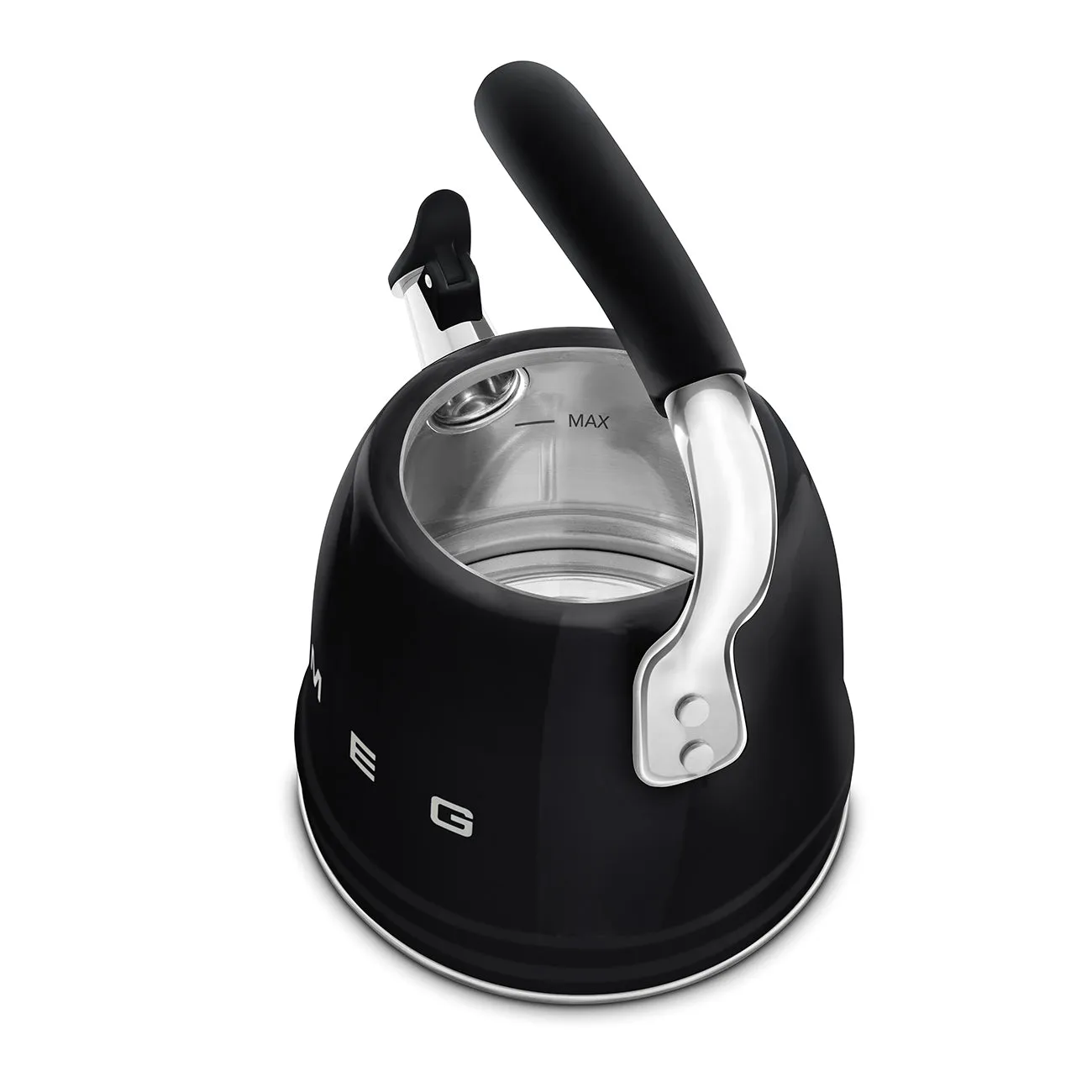 50's Style Whistling Kettle - Black (WKF01BL)