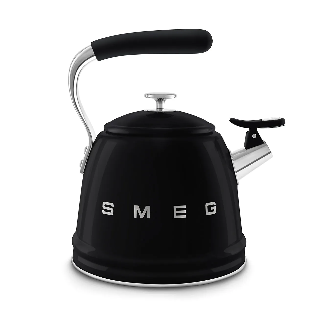 50's Style Whistling Kettle - Black (WKF01BL)