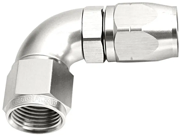 550 Series Cutter One-Piece Full Flow Swivel 90° Hose End -8AN AF553-08S