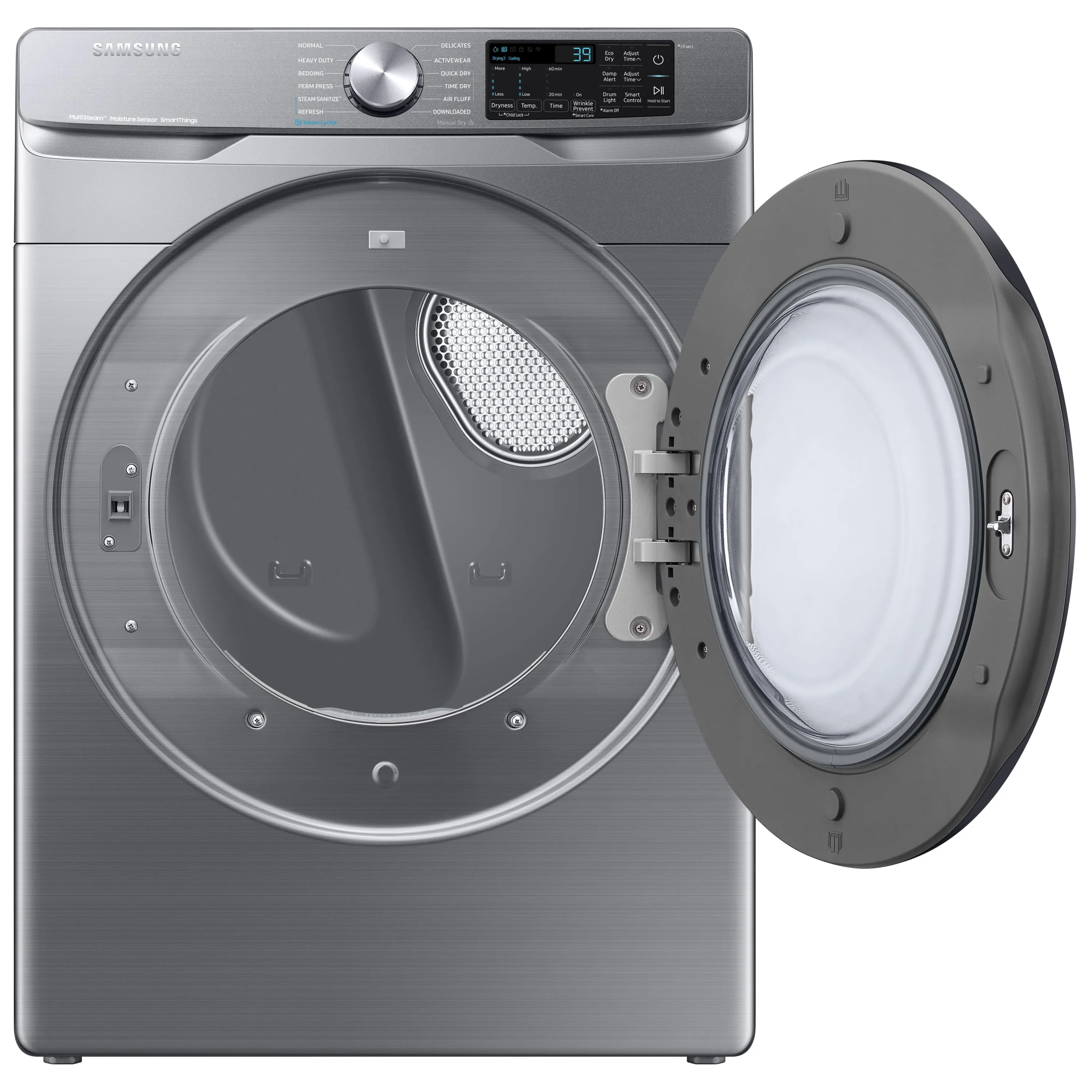 7.5 cu. ft. Smart Electric Dryer with Steam Sanitize  in Platinum - (DVE45B6300P)