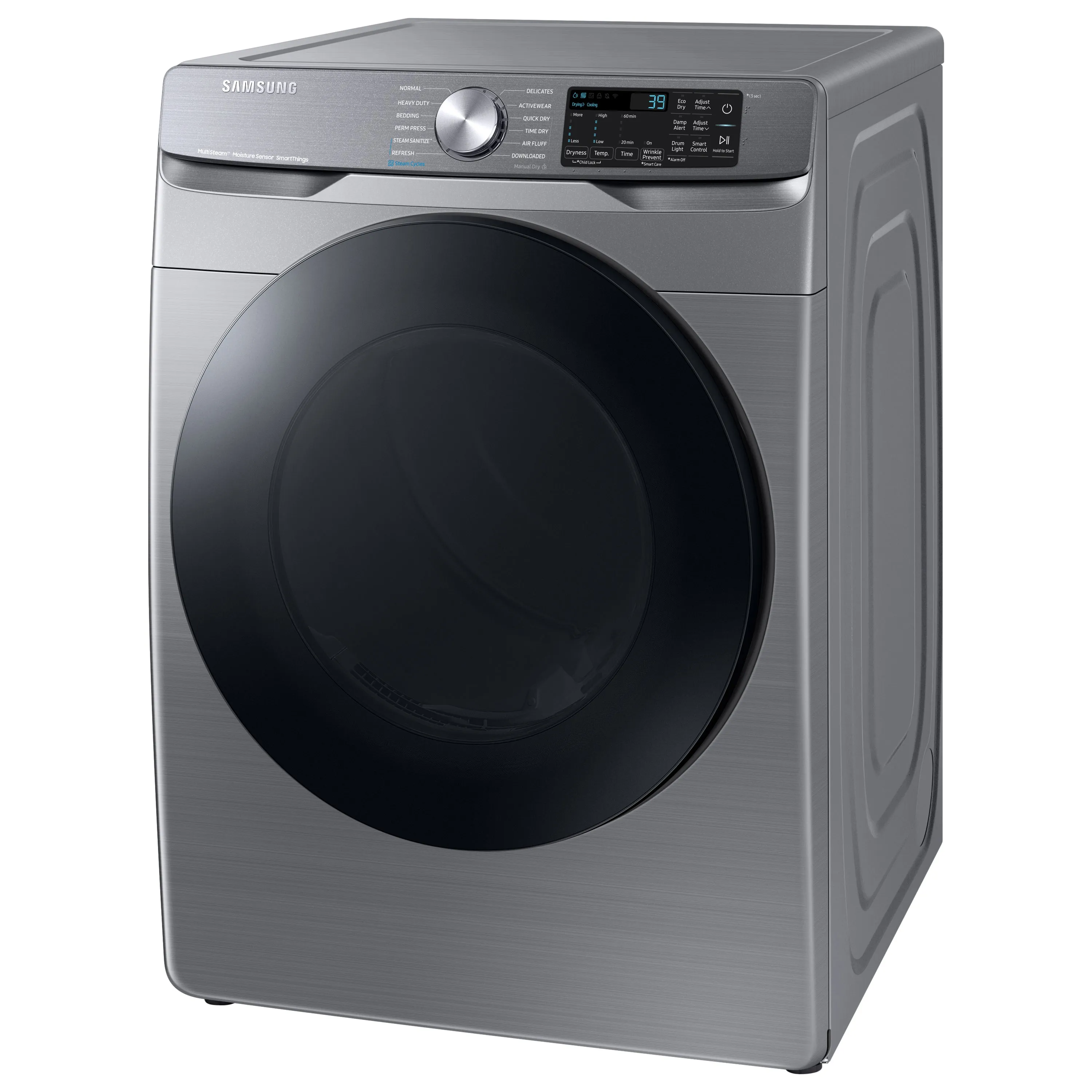 7.5 cu. ft. Smart Electric Dryer with Steam Sanitize  in Platinum - (DVE45B6300P)