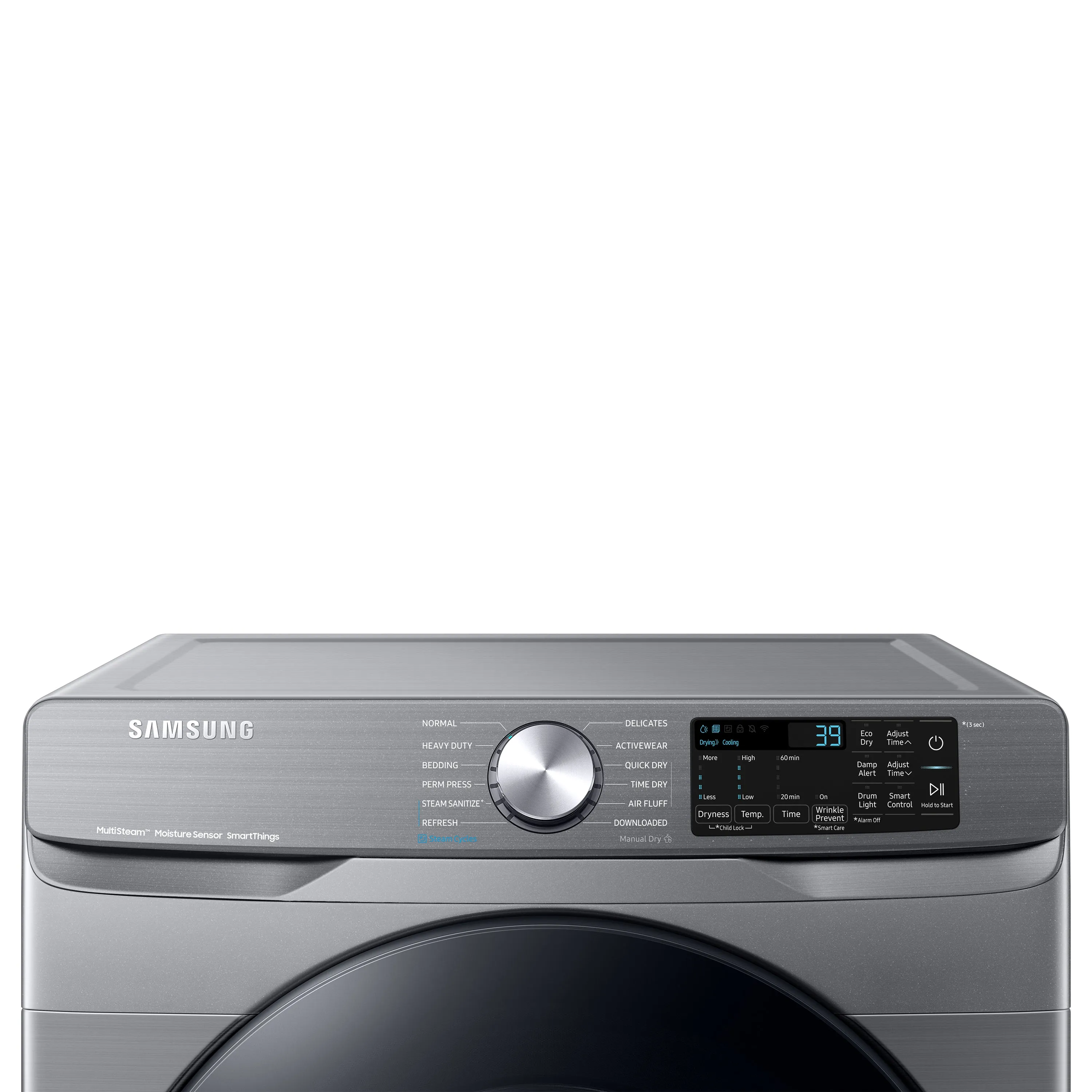 7.5 cu. ft. Smart Electric Dryer with Steam Sanitize  in Platinum - (DVE45B6300P)