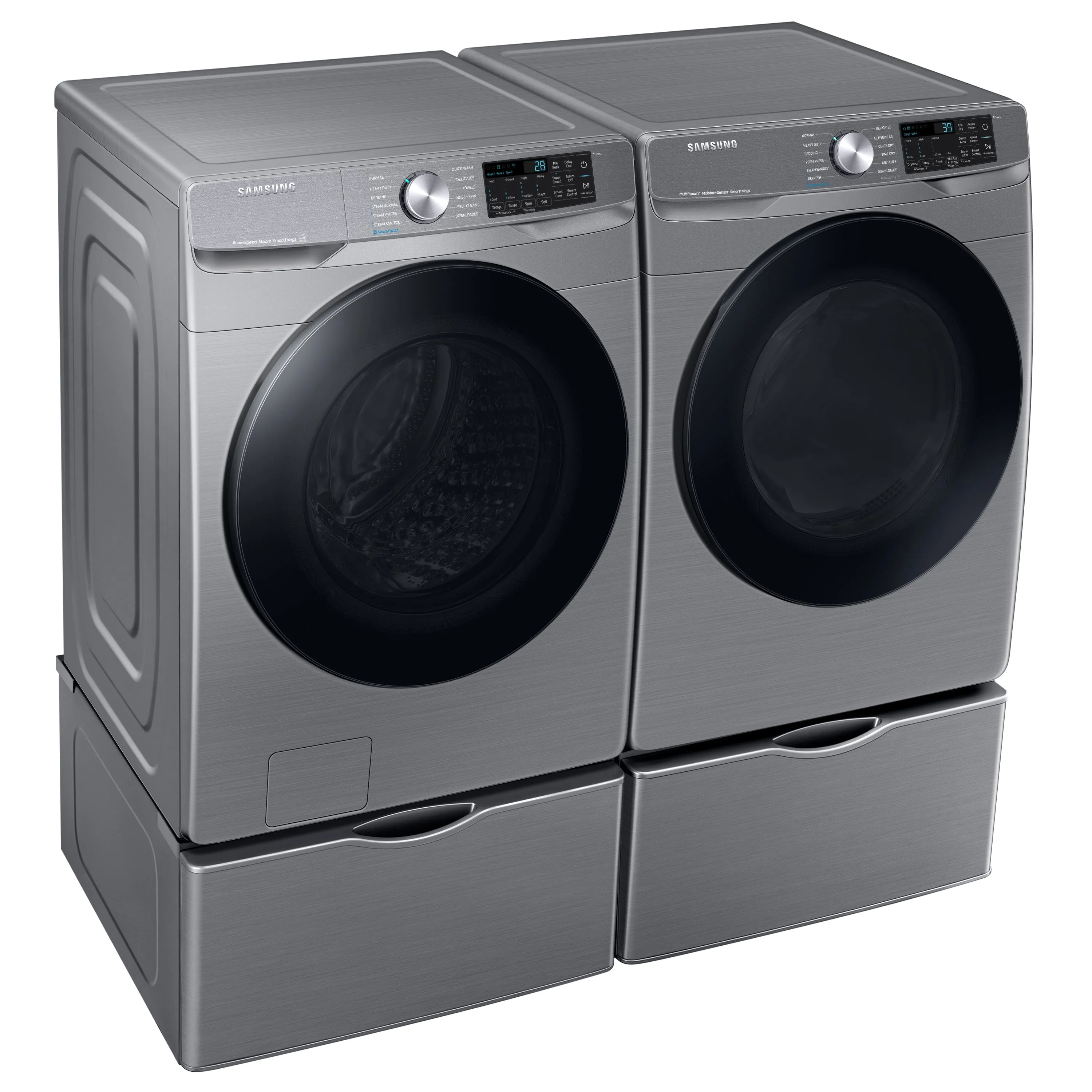 7.5 cu. ft. Smart Electric Dryer with Steam Sanitize  in Platinum - (DVE45B6300P)