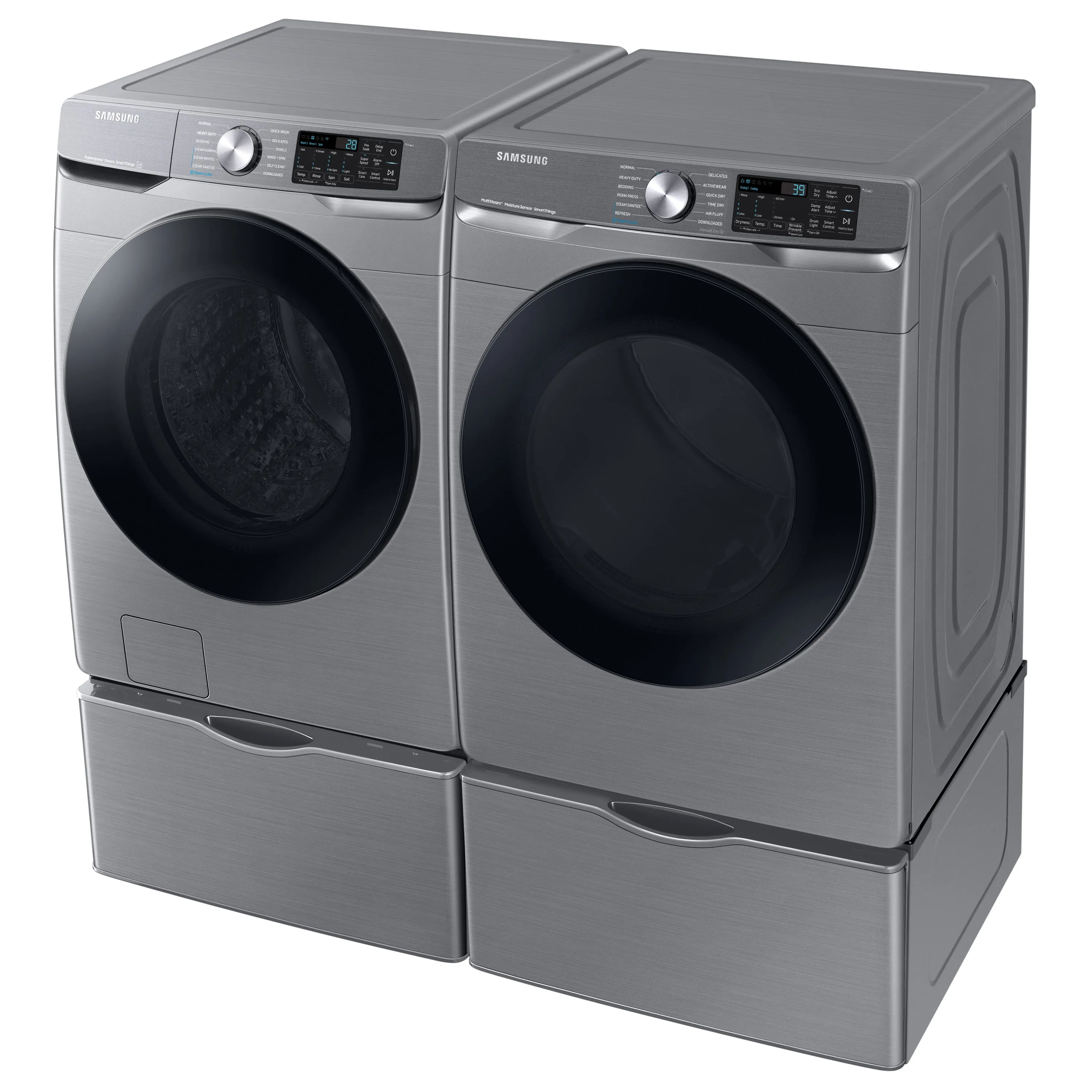 7.5 cu. ft. Smart Electric Dryer with Steam Sanitize  in Platinum - (DVE45B6300P)