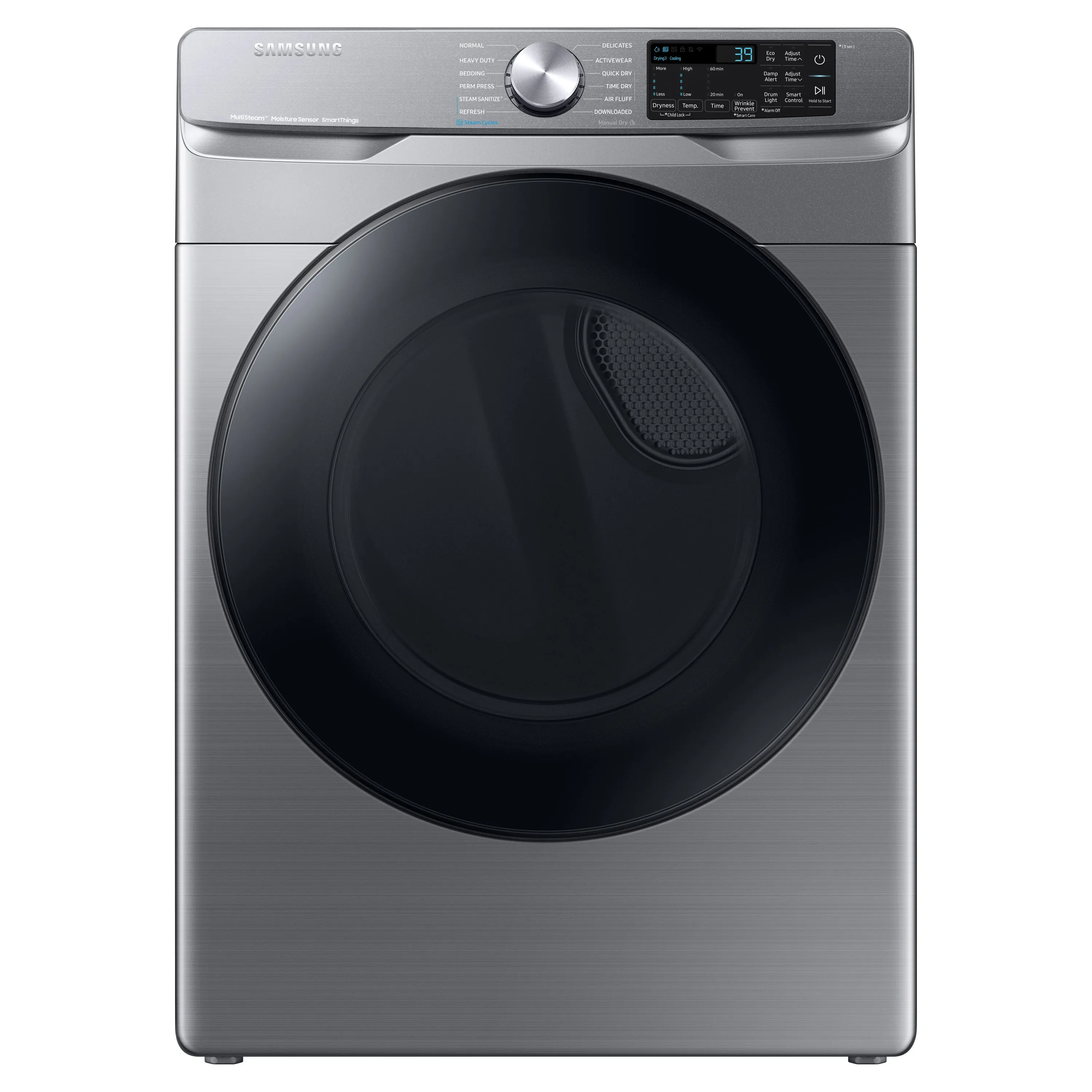 7.5 cu. ft. Smart Electric Dryer with Steam Sanitize  in Platinum - (DVE45B6300P)