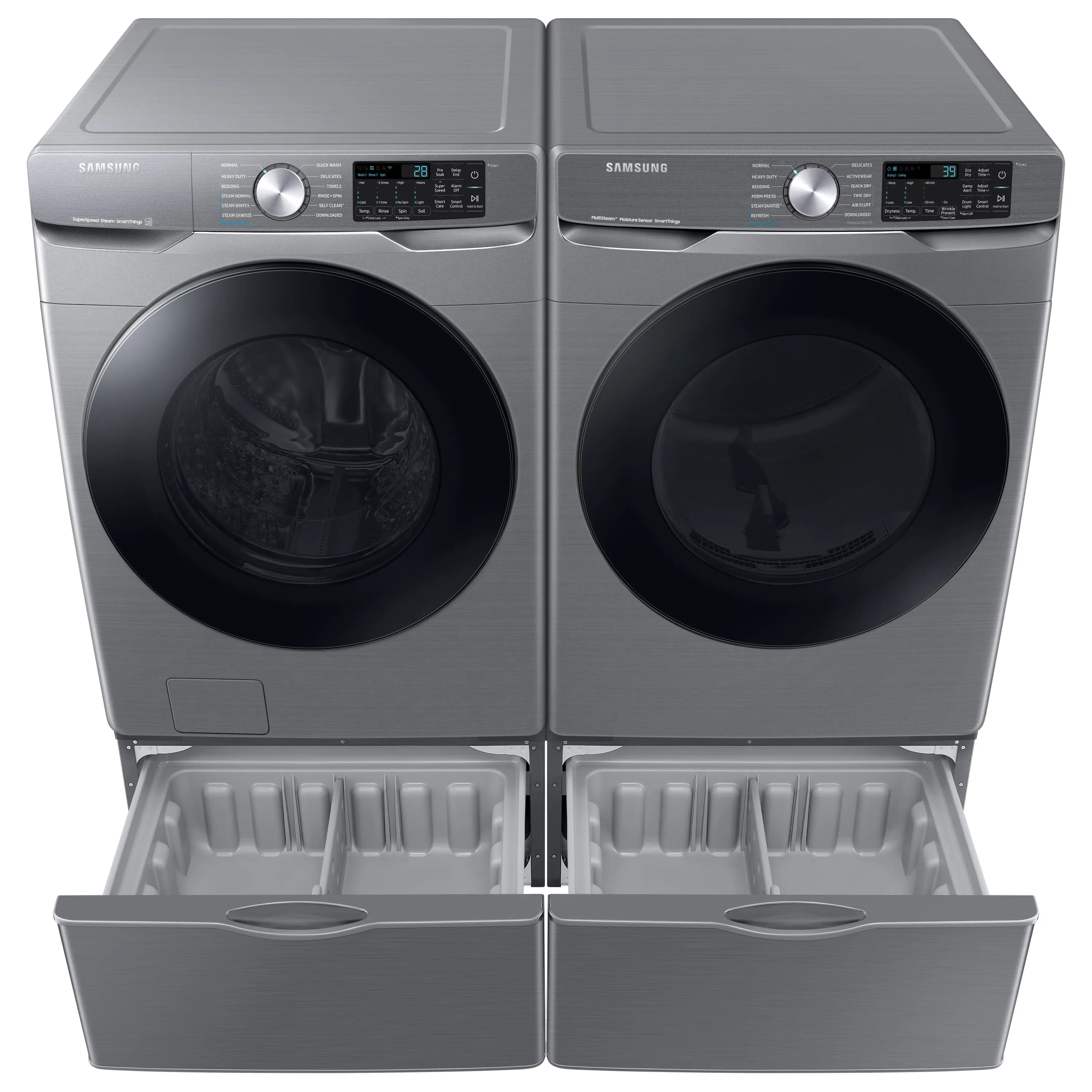 7.5 cu. ft. Smart Electric Dryer with Steam Sanitize  in Platinum - (DVE45B6300P)