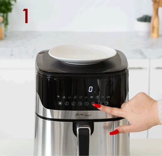 7L Air Fryer Wiz with Built-In Scale, 200C, 9 Cooking Programs