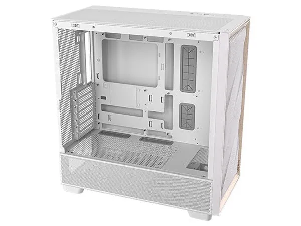 Antec Flux Premium Birch Trim Mid-Tower Case - White