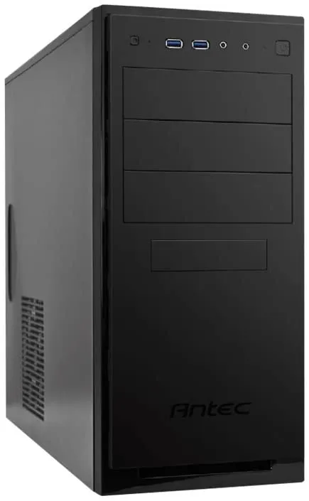 Antec NSK4100 ATX Case, Mid Tower PC Case, No PSU, Front USB 3.0 & Audio, Matte Black