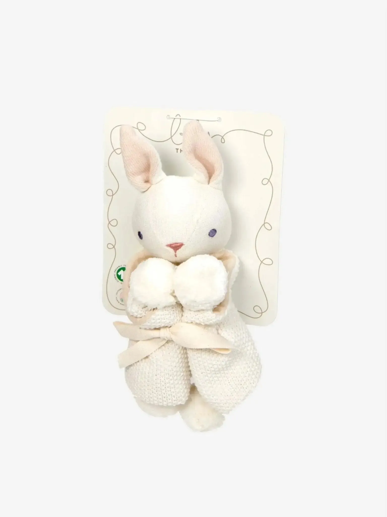 Baby Threads Cream Bunny Comforter