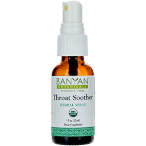 Banyan Botanicals Throat Soother Spray, Organic 1 fl oz