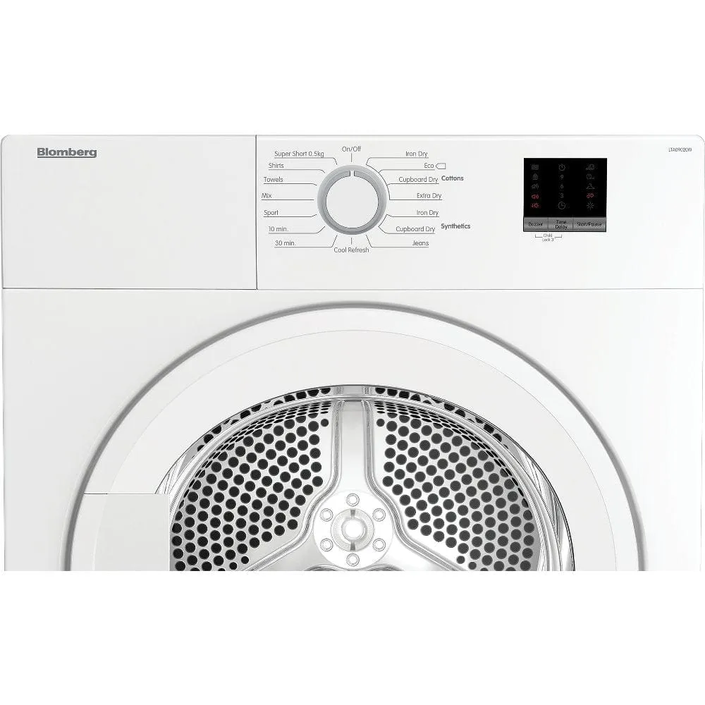 Blomberg LTA09020W 9kg Vented Tumble Dryer  White