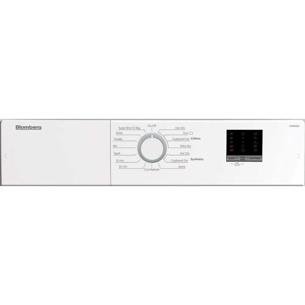 Blomberg LTA09020W 9kg Vented Tumble Dryer  White