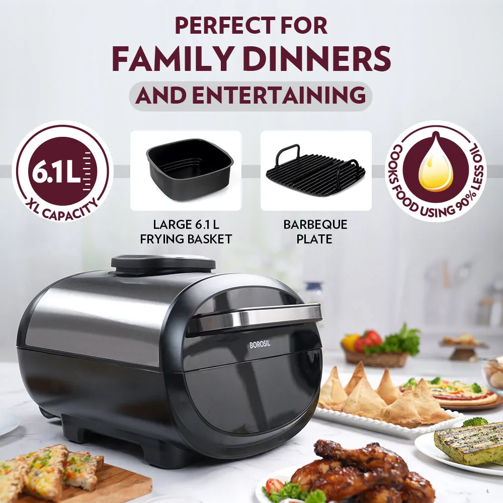 Borosil Best Digi Air Fryer, 6.1 L