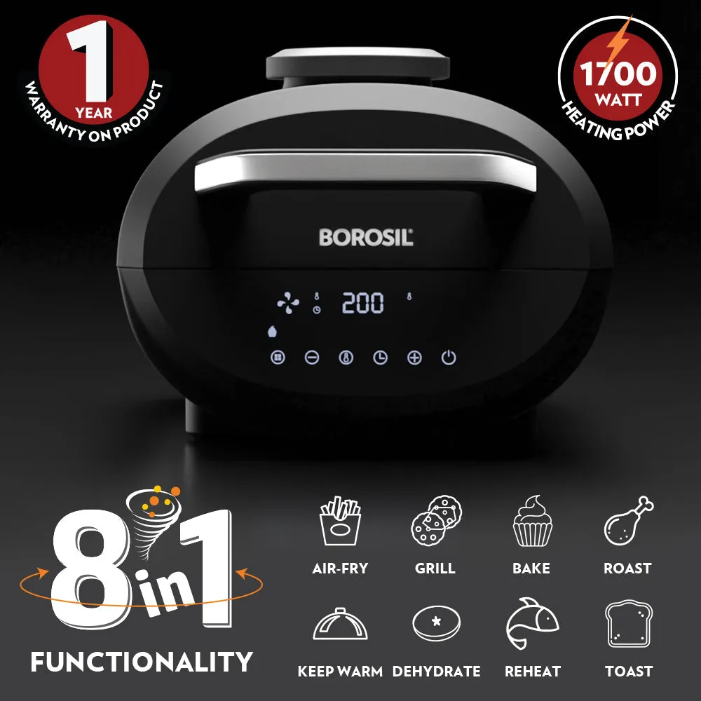 Borosil Best Digi Air Fryer, 6.1 L