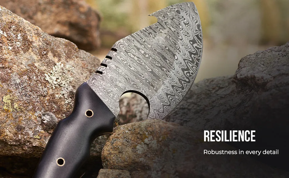 Bravo Damascus Hunting Knife