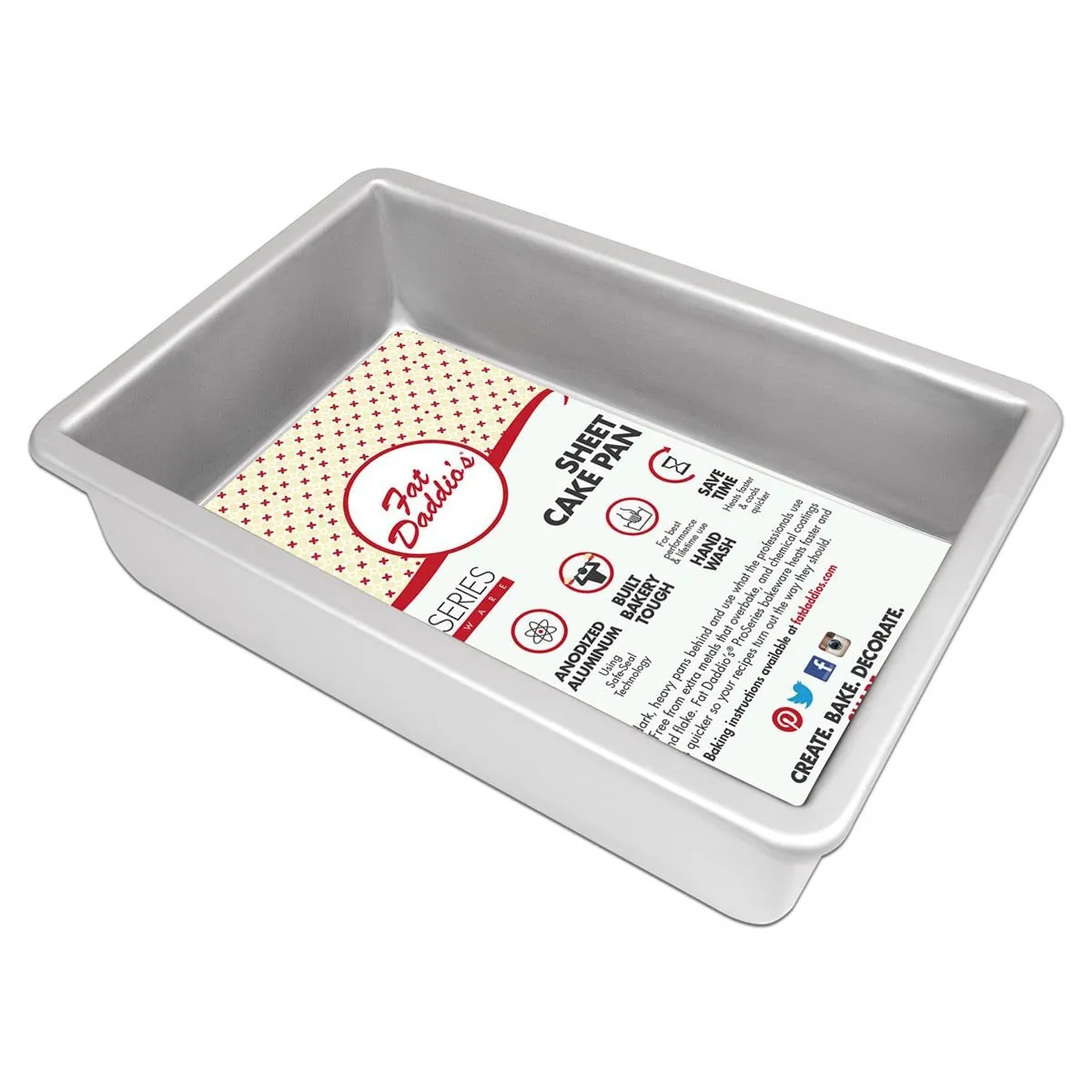 Cake Pan 9x13x2 Fixed Bottom