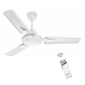 Candes Arena 900mm /36 inch High Speed Ceiling Fan with Remote Control | BEE 3 Star Rated, High Air Delivery, Noiseless & Energy Efficient | 1 1 Years Warranty | White