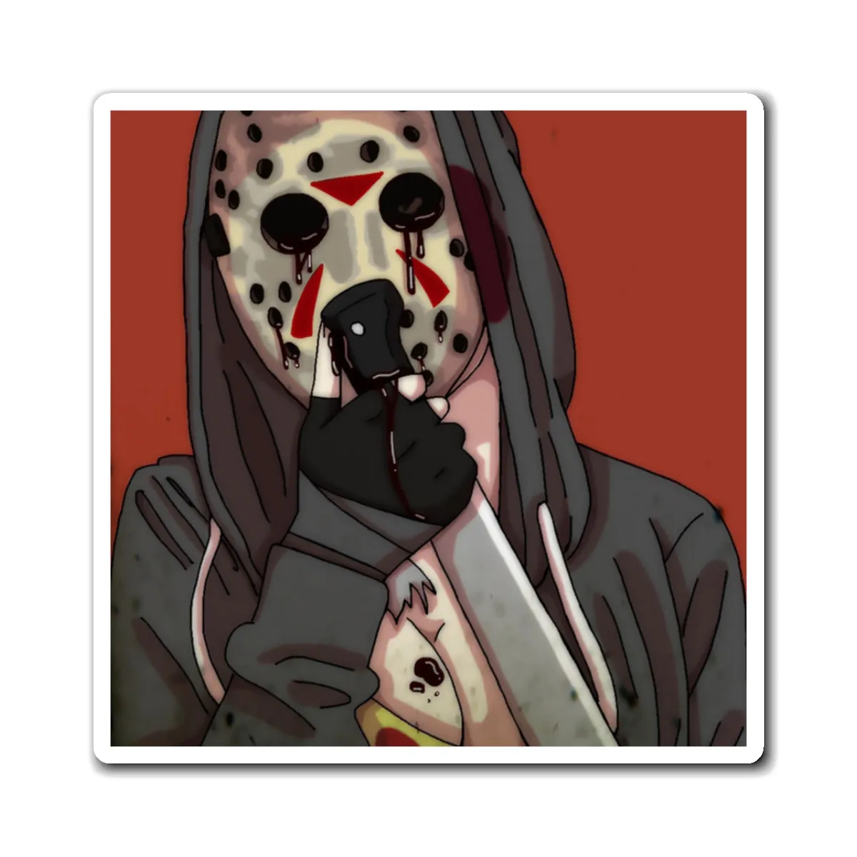 Captain AFAB - Jason Fan Art Magnet