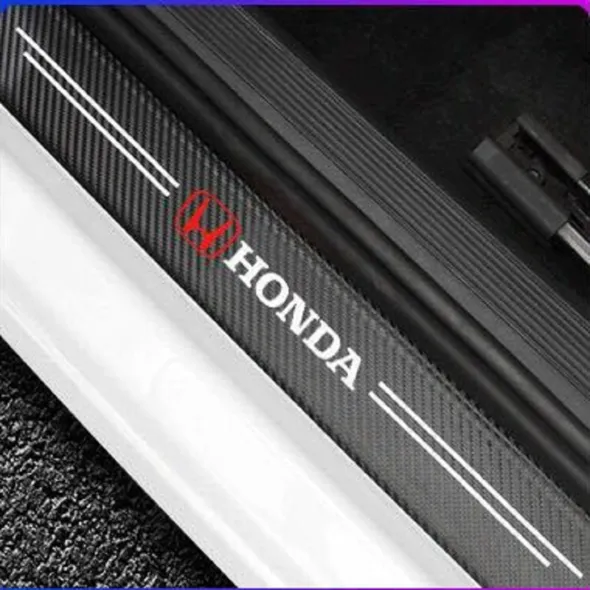 Carbon Car Door Sills Stickers