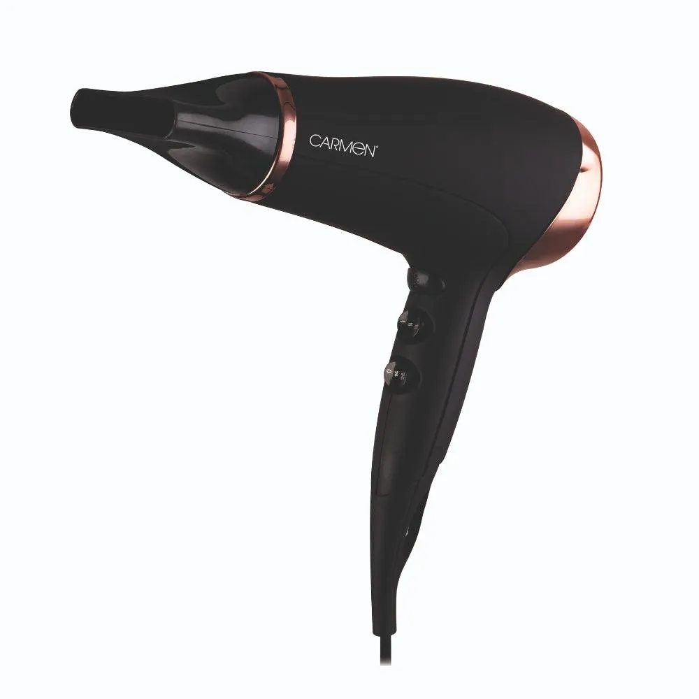 Carmen Noir II Black & Copper Hair Dryer | 2200W