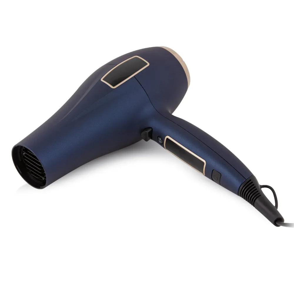 Carmen Twilight LED Hair Dryer Touch  - Midnight Blue