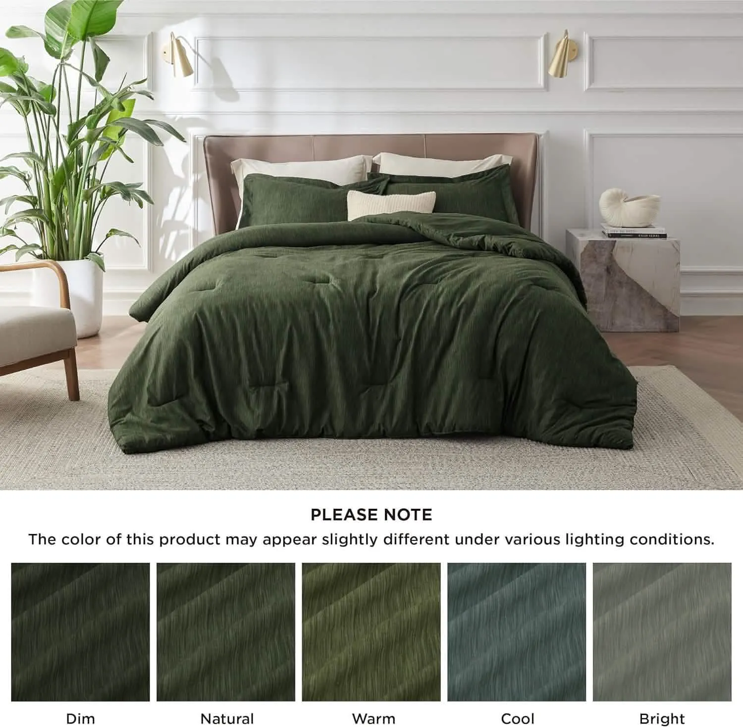 Cationic Dye Comforter Set