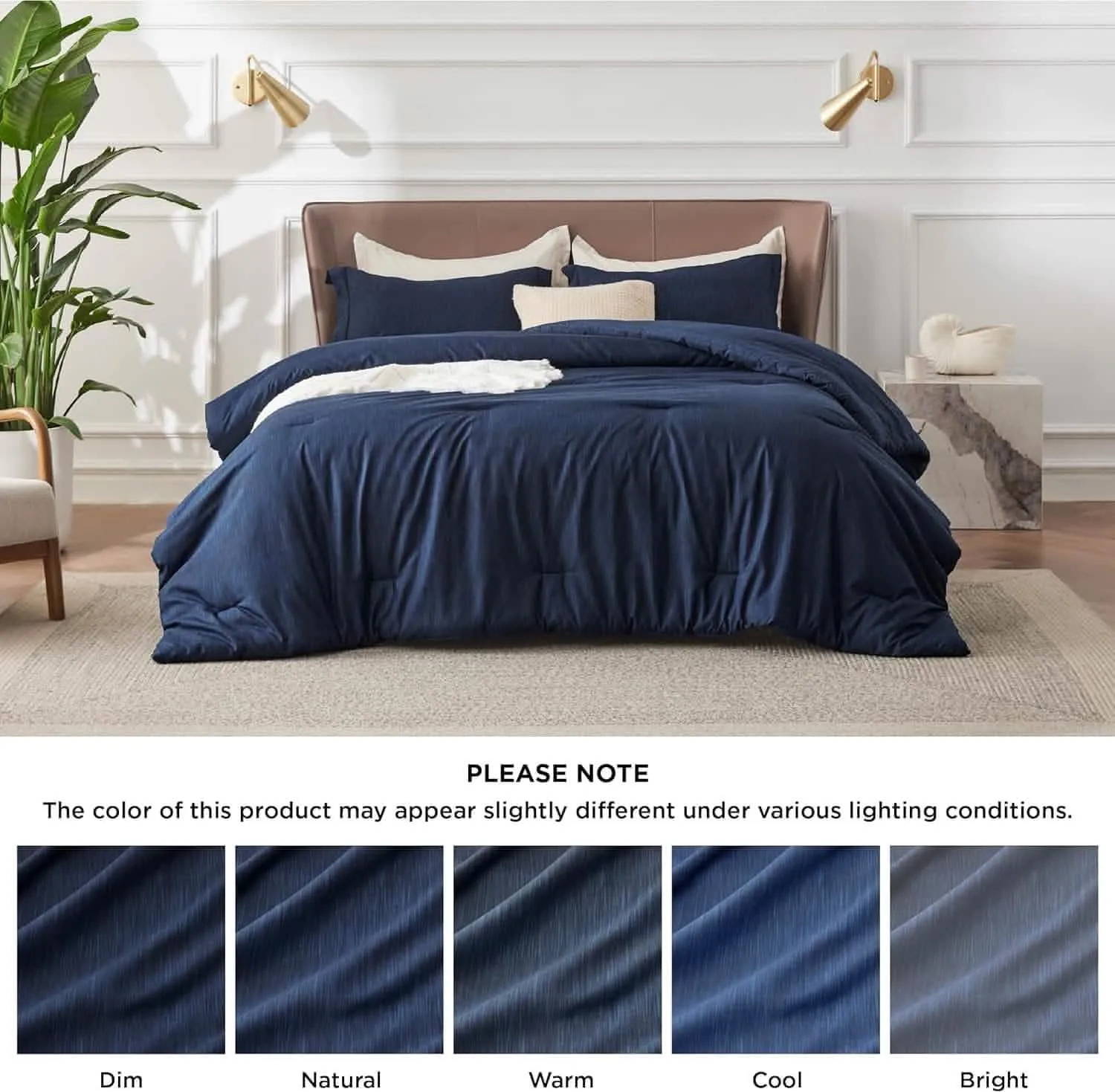 Cationic Dye Comforter Set