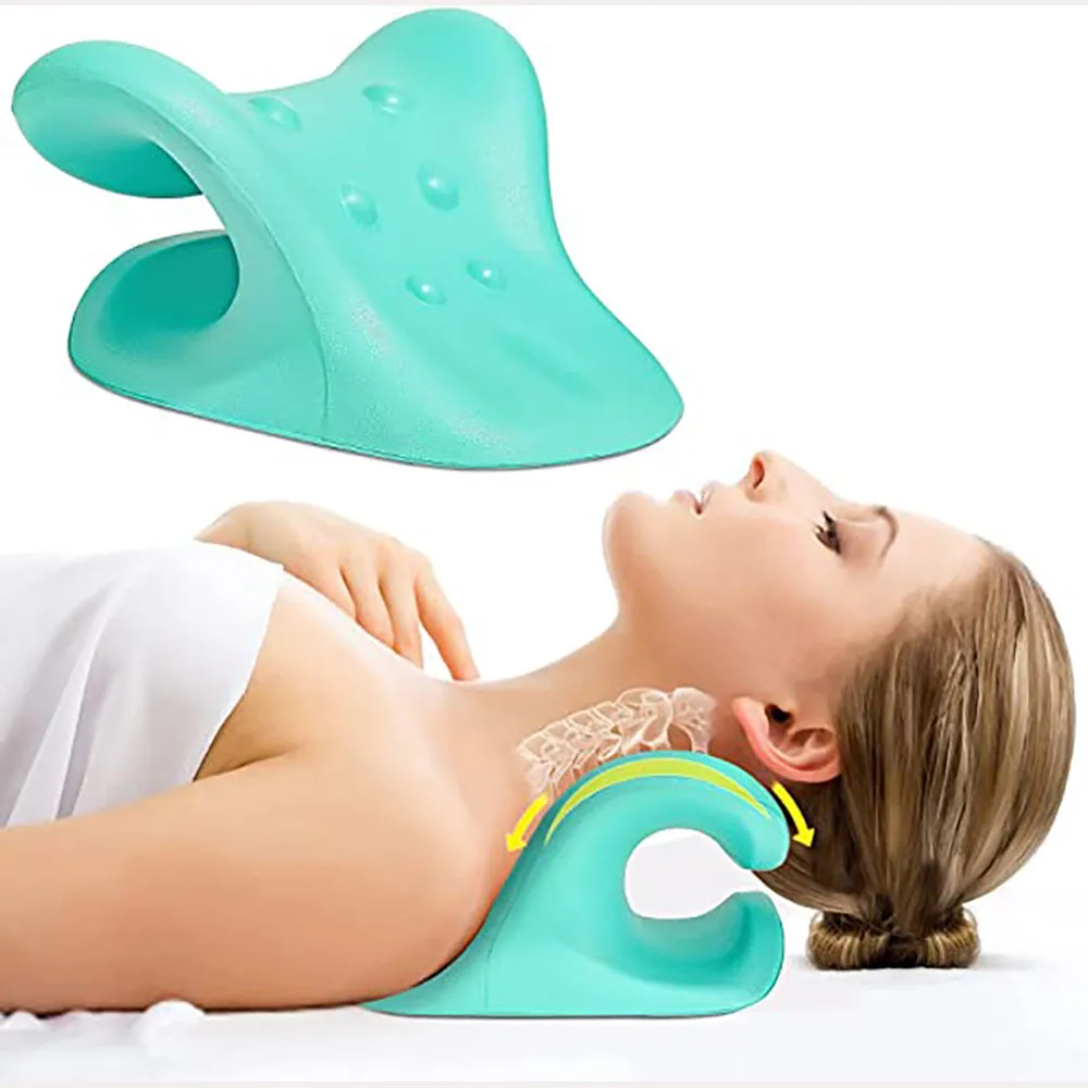 Cervical Chiropractic Traction Device Pillow