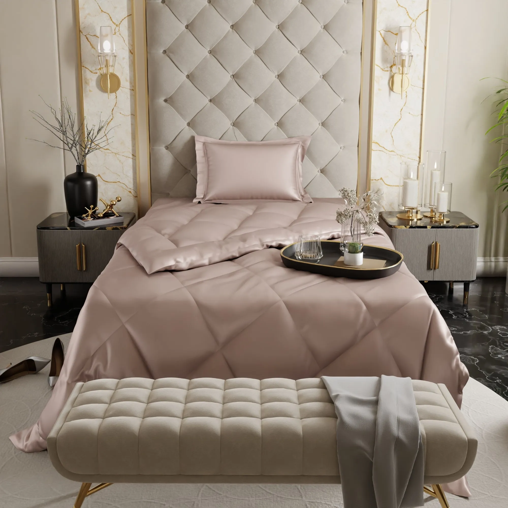 Champagne Comforter