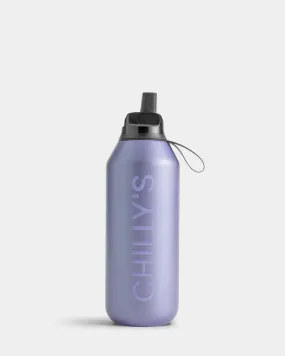 Chilly's Series 2 500ml Flip Bottle Metallic Lavender