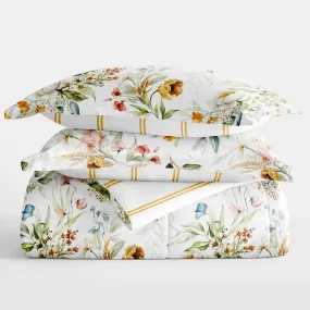 Chintz Floral Reversible Down-Alternative Comforter Set