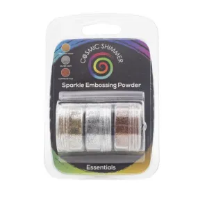 Cosmic Shimmer Sparkle Embossing Powder Trio - Essentials