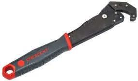 Crescent CPW12 Pipe Wrench, 1-1/2 in Jaw, 12 in L, Steel, Black-Oxide, Ergonomic Handle :EA: QUANTITY: 1