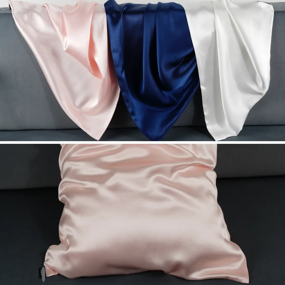 Custom Wholesale Silk Pillowcase 22 Momme Envelope Closure - Standard size