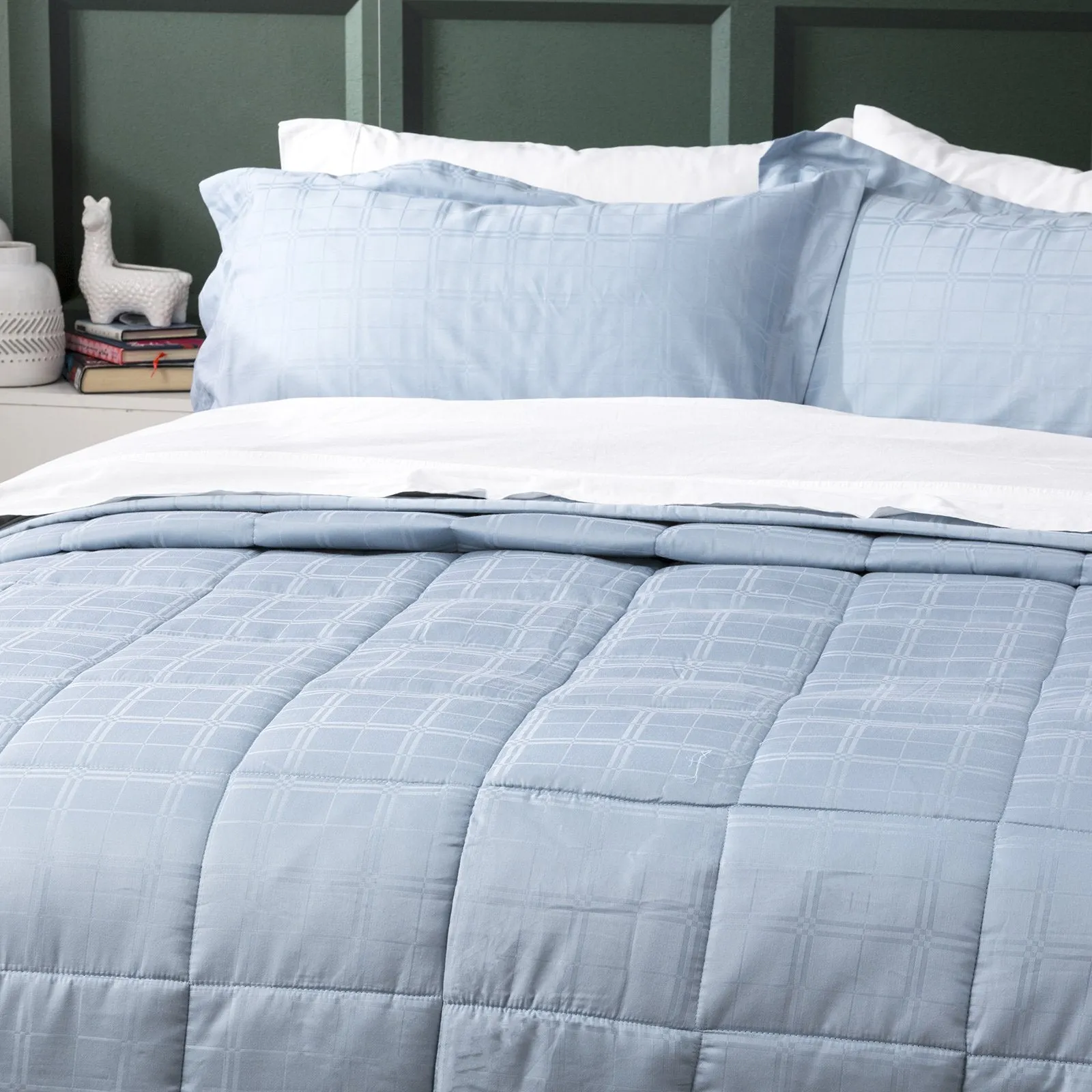 Ddecor Home Willow 500 TC Cotton Jacquard Comforter Set - 2 Colours