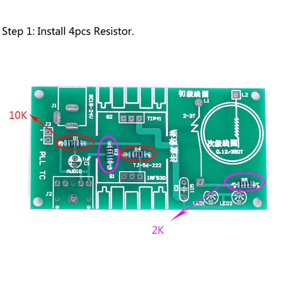 DIY Mini Tesla Coil Kit (x3) Module, Plasma Speaker Electronic Kit, 15W DC 15-24V 2A , Great Educational Toy